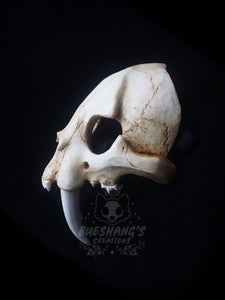 Sabertooth Skull Mask - Half