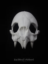 Load image into Gallery viewer, Vampire Bat Skull Mask - Half - Unpainted Blank