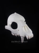 Load image into Gallery viewer, Bear Skull Mask - Half- Unpainted Blank