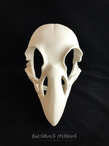 Bird Skull Mask - Unpainted Blank