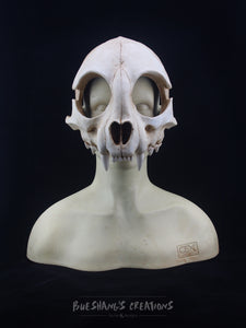Cat Skull Mask - Half