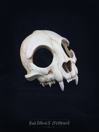 Cat Skull Mask - Half