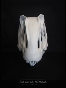 Allosaurus Skull Mask - Unpainted Blank