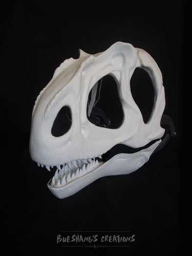 Allosaurus Skull Mask - Unpainted Blank