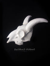 Load image into Gallery viewer, Goat Skull Mask - Half - Unpainted Blank