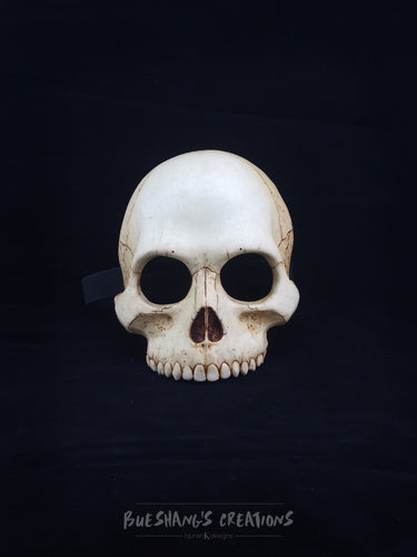 Human Skull Mask - Half
