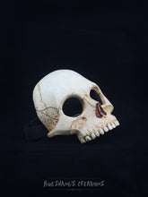 Load image into Gallery viewer, Human Skull Mask - Half