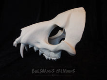 Load image into Gallery viewer, Wolf Skull Mask - Half - Unpainted Blank